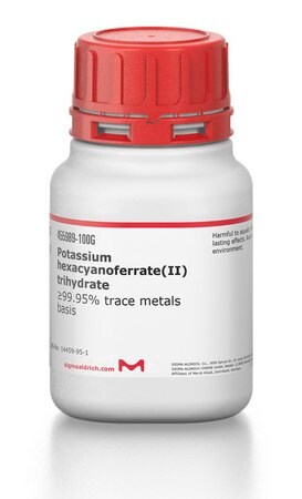 Potassium hexacyanoferrate(II) trihydrate - Potassium