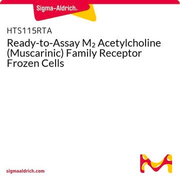 Ready-to-Assay M2 Acetylcholine (Muscarinic) Family Receptor Frozen Cells