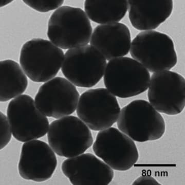 Silver nanospheres 80&#160;nm avg. part. size, 0.02&#160;mg/mL in water, BPEI functionalized