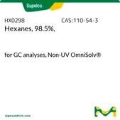 Hexanes, 98.5%, for GC analyses, Non-UV OmniSolv&#174;