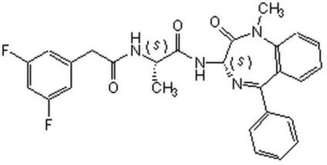 &#947;-Secretase Inhibitor XXI, Compound E This g-secretase inhibitor, CAS 209986-17-4, is a cell-permeable, potent, selective, non-transition-state analog inhibitor of &#947;-secretase and Notch processing. Lowers A&#946; levels in APP transgenic mice