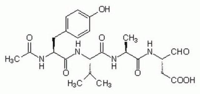 Caspase-1 Inhibitor I The Caspase-1 Inhibitor I, also referenced under CAS 143313-51-3, controls the biological activity of Caspase-1. This small molecule/inhibitor is primarily used for Cancer applications.