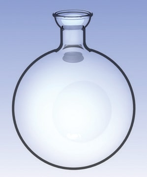 Ace receiving flask, capacity 2000&#160;mL, joint: ST/NS 35/20, plastic-coated glass