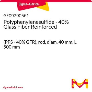 Polyphenylenesulfide - 40% Glass Fiber Reinforced (PPS - 40% GFR), rod, diam. 40&#160;mm, L 500&#160;mm