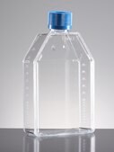Corning® Falcon® Cell Culture Flask capacity 150 mL, straight neck, graduated, 10 ‑ 200 mL, cap, blue vented