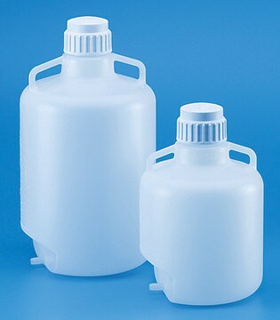 Autoclavable Carboy with Tubulation, PP capacity 10&#160;L