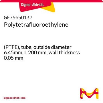聚四氟乙烯 (PTFE), tube, outside diameter 6.45mm, L 200&#160;mm, wall thickness 0.05&#160;mm