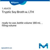 Tryptic Soy Broth with Neutralizers Histidin 0.05 %, Tween® 1.5 %, Lecithin 0.1 %, bottle capacity 250 mL, bottle filling volume 180 mL, closure type, blue screw cap and 3 loci, box of 6 or 12 bottles