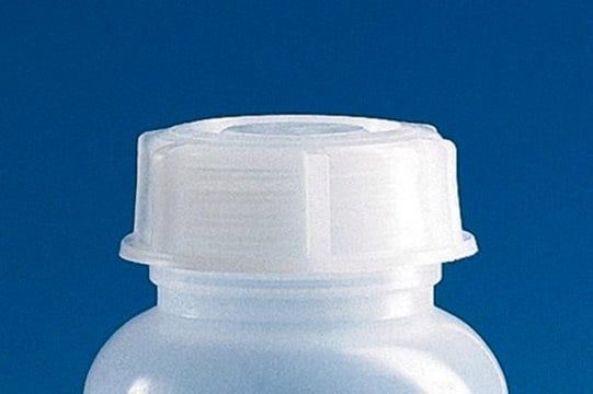 BRAND&#174; screw caps for LDPE bottles GL 25 thread