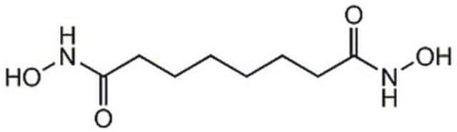 SBHA A cell-permeable bishydroxamic acid histone deacetylase (HDAC) inhibitor with anti-tumor properties.