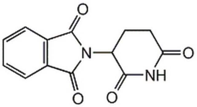 (Â±)-Thalidomide Selective inhibitor of TNF-&#945; biosynthesis.