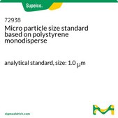 微粒径标准品-聚苯乙烯 analytical standard, size: 1.0 μm