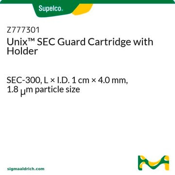 Unix™ SEC Guard Cartridge with Holder SEC-300, L × I.D. 1 cm × 4.0 mm, 1.8 μm particle size