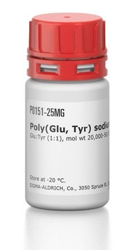 Poly(Glu, Tyr) sodium salt Glu:Tyr (1:1), mol wt 20,000-50,000