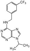 Longdaysin A cell-permeable purine compound that acts as a reversible and ATP-competitive dual inhibitor of CKIα and CKIδ activities with moderate selectivity over Cdk7 and Erk2.