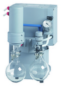 Vacuubrand chemistry pumping units, manual control, Model PC 201 NT AC/DC input 230 V AC, European 2-pin plug
