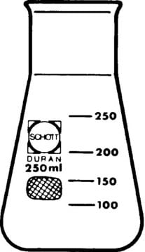 Duran&#174; Erlenmeyer wide-neck flask capacity 200&#160;mL