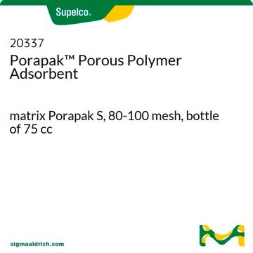 Porapak&#8482; 多孔聚合物吸附剂 matrix Porapak S, 80-100&#160;mesh, bottle of 75&#160;cc