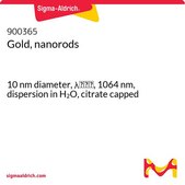 金，纳米棒 10 nm diameter, λmax, 1064 nm, dispersion in H2O, citrate capped