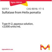 硫酸脂酶 来源于罗曼蜗牛 Type H-2, aqueous solution, ≥2,000 units/mL