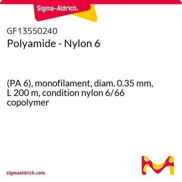 Polyamide - Nylon 6 (PA 6), monofilament, diam. 0.35&#160;mm, L 200&#160;m, condition nylon 6/66 copolymer