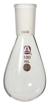 Ace evaporating flask, pear-shaped capacity 500&#160;mL, joint: ST/NS 29/32, poly-coated, heavy wall