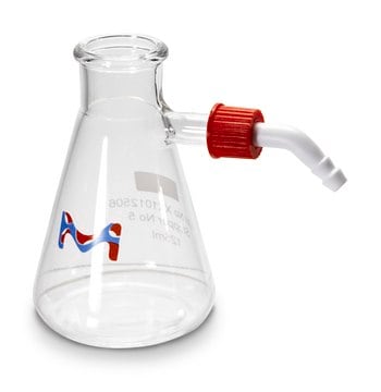 Millipore Vacuum Filtering Side-Arm Flask 125 mL, Threaded side-arm with quick vacuum disconnect