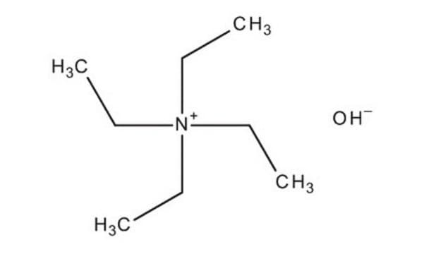 Tetraethylammonium hydroxide (20% aqueous solution) for synthesis