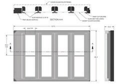 Grace Bio-Labs ProPlate&#174; microarray system tray set size 2&#160;wells, with Delrin&#174; snap clips