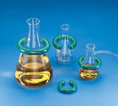 Scienceware&#174; Vikem&#174;-coated C-shaped lead ring fits flask, 1,000 &#8209; 4,000&#160;mL