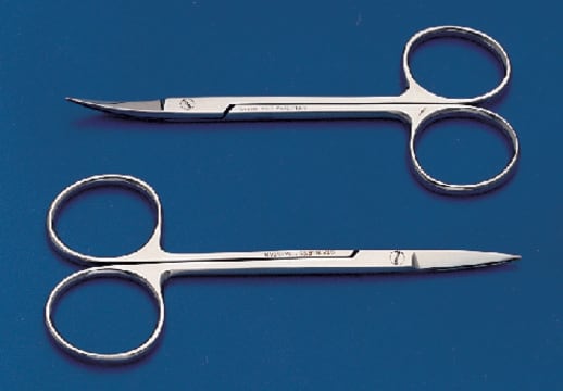 显微解剖剪刀size 4 1/4 in., straight, sharp point stainless steel