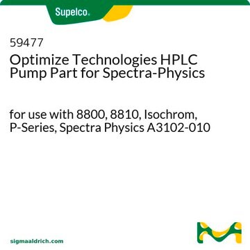 用于 Spectra-Physics 产品的 Optimize Technologies 高效液相色谱泵部件 for use with 8800, 8810, Isochrom, P-Series, Spectra Physics A3102-010