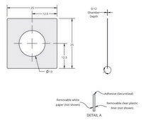 Grace Bio-Labs SecureSeal&#8482; 成像垫片 1 well, diam. × thickness 13&#160;mm × 0.12&#160;mm