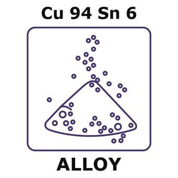 Phosphor bronze powder, Cu94%/Sn 6%, 150 max. part. size (micron), condition alloy pre-cursor, weight 200&#160;g