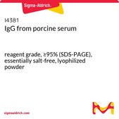 IgG 来源于猪血清 reagent grade, ≥95% (SDS-PAGE), essentially salt-free, lyophilized powder