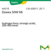 Dowex 50W X8 hydrogen form, strongly acidic, 200-400 mesh