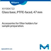Glass base, PTFE-faced, 47 mm Accessories for filter holders for sample preparation.
