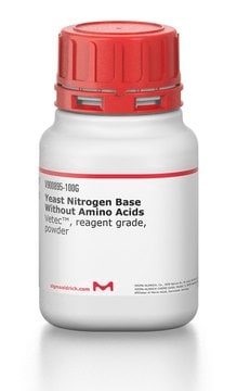 Yeast Nitrogen Base Without Amino Acids Vetec&#8482;, reagent grade, powder