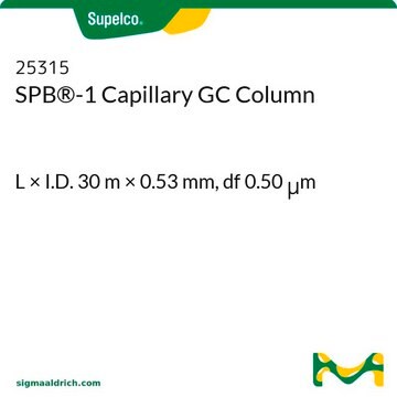 SPB&#174;-1 Capillary GC Column L × I.D. 30&#160;m × 0.53&#160;mm, df 0.50&#160;&#956;m