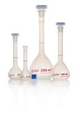 Azlon Clear PMP Volumetric Flask with PPE Stopper class B, tolerance, capacity 25 mL