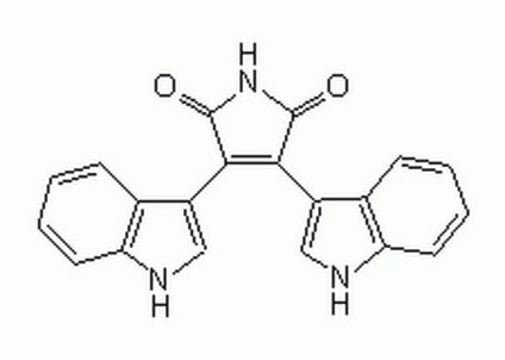 Bisindolylmaleimide IV A potent, cell permeable, and selective inhibitor of protein kinase C (IC50 = 87 nM).