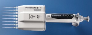 BRAND&#174; Transferpette&#174; S pipette, adjustable volume, multi-channel 12-channel, volume 5-50&#160;&#956;L