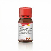 氧化钛（IV） contains 1% Mn as dopant, nanopowder, <100 nm particle size (BET), ≥97%
