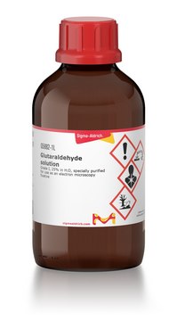 25 Glutaraldehyde solution, 111-30-8, Grade-I, G6257, Sigma-Aldrich