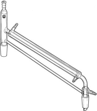 Aldrich&#174; short-path distillation head with jacketed condenser Joints: ST/NS 29/32 (2), thermometer joint: ST/NS 10/30