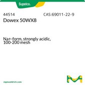 Dowex 50WX8 Na+-form, strongly acidic, 100-200 mesh