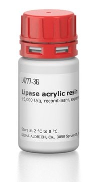 Lipase acrylic resin &#8805;5,000&#160;U/g, recombinant, expressed in Aspergillus niger