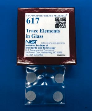 Trace elements in glass NIST SRM 617