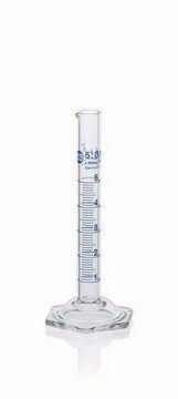 BRAND® BLAUBRAND® measuring cylinder volume 5 mL