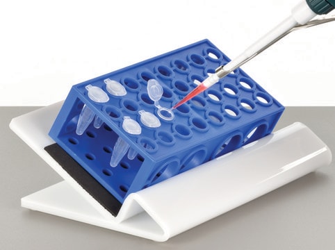 Angled Tube Rack Stand Holds Rack up to 5.5 in. high and 8.5 in. wide, pack of 1&#160;ea